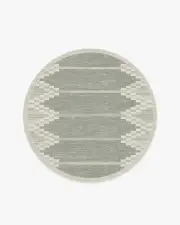 185' Round | Machine Washable Runner Rug | Kid & Pet Friendly | Indoor Rug | Sloane Grey Rug | Ruggable