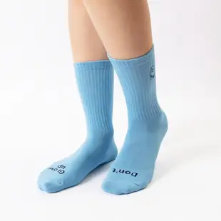 【WARX除臭襪】薄款小鬼頭高筒襪-天空藍