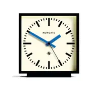 Newgate Amp Mantel Clock Black With Blue Hands