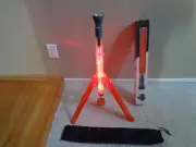 Large Tri Pod Standing Emergency Caution / Parking / Alert Flashing Red Light