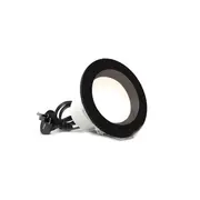 HPM 70mm Black Zyla LED 5W 606lm Tri-Colour Recessed Downlight