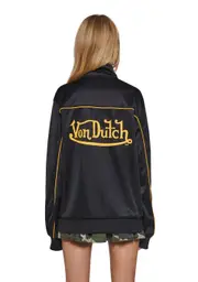 [Dolls Kill x Von Dutch] Zip Up Coach Jacket