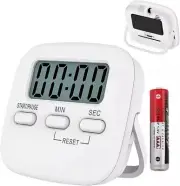 Digital Kitchen Timer Large Magnetic Loud Alarm