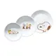 【康寧 Corelle】史努比 SNOOPY Friends 3件式餐盤組-C02