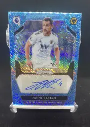 2019-20 Panini Prizm EPL Jonny Castro Blue Shimmer Auto FOTL