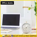 Analog Alarm Clock Light Emitting Silent Non Ticking Clock for Kid (White) .