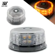32W LED Strobe Lights Bar Roof Top Security System Emergency Hazard Flash Amber