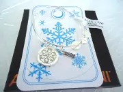 Alex and Ani BLACK FRIDAY SNOWFLAKE 2024 Shiny Silver Bangle New W/Tag Card Box