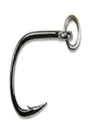 Mustad UltraPoint R10827BLN Ringed Hoodlum Live Bait Fishing Hook (Pack of 5),