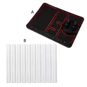 Nonslip Pad 4-in-1 Dashboard Phone Mat Holder with Car Parking Card Number Plate