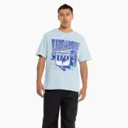 NEW North Melbourne Kangaroos Mitchell & Ness Brush Off Adults Tee