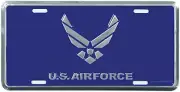 US AIR FORCE HAP ARNOLD WING METAL LICENSE PLATE - MADE IN THE USA!