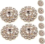 CORHAD Flatback Rhinestone Charms 10 Pieces Jewelry Making Charms for DIY Craft