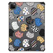 iPad Pro 11-inch (3rd/4th gen) iPad Impact Case Geometric retro kitty cats heads
