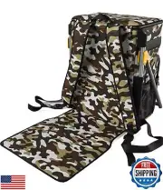 Everlasting Comfort Cooler Backpack Chair - Waterproof Insulated Leakproof Ba