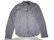 Monarchy Men's Dress Shirt Long Sleeve Button Collar Size XL Color Chrome New