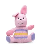 Rich Frog Bunny Rabbit Sitting K'NITS 8.5" Soft Cotton Knit Stuffed Baby Toy