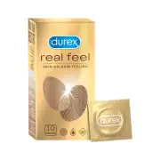 Durex Real Feel Condoms - 10 Condoms (Pack of 1)
