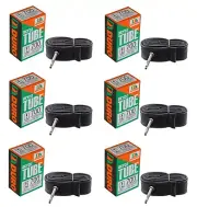 6 (SIX) DURO BICYCLE 700 x 35c/38c/43c TUBE 60MM STANDARD PRESTA/FRENCH VALVE.