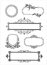 Butteffly Heart Design Silicone Clear Stamps for Card Making Decoration and Scrapbooking Photo Frame Gifts