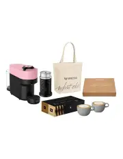 Vertuo Pop Nespresso Capsule Coffee Machine ENV90PAEBUNDLE in Candy Pink