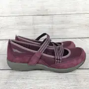 Dansko Hazel Womens Wine Red Mary Jane Casual Comfort Walking Shoes Size 36 EU
