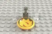 LEGO Trans Black Bottle with Two Goblets And A Nacho Plate