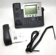 Cisco CP-7942G 7942G Unified IP VoIP Business Office Phone w/Base & Handset New