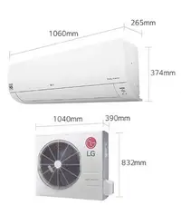 在飛比找Yahoo!奇摩拍賣優惠-LG DUALCOOL WiFi雙迴轉變頻空調 LSU63D