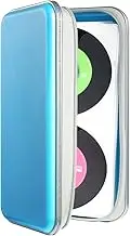 UENTIP 96 Capacity CD Case,Portable DVD Hard Plastic Case Holder CD Organizer Wallet Protective DVD Storage (96, skyblue)