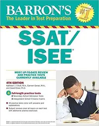 在飛比找誠品線上優惠-Barron's SSAT/ISEE (4 Ed.)