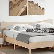 Bed Headboard, Beds Head Frame 180 cm Solid Wood Pine