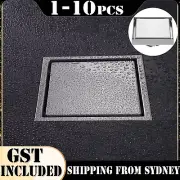 1-10PCS 100MM Tile Insert Square Smart Floor Grate Waste Drain Shower Bathroom
