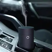 Car Diffuser Humidifier Aromatherapy Esstential Oil Diffuser USB Cool Mist Mini Portable for Car Home Office Bedroom (Thread Black)