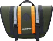 ROCKBROS Bike Handlebar Bag, Bike Front Bag, 4L Large Bike Bag, Multifunctional Crossbody Bag with Shoulder Strap, Bicycle Pouch for Mountain Road Bike