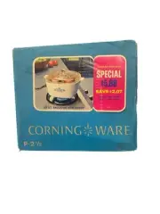 NEW Corning Ware Blue Cornflower Casserole (2.5 qt) w/ Lid