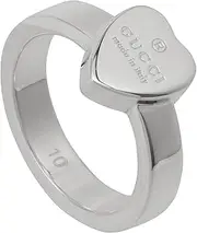 [Gucci] Trademark Heart Motif Ring Japan Size 7 Silver 223867 J8400 8106 No. 8, Sterling Silver, No Gemstone
