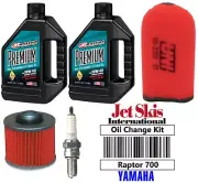 Yamaha Raptor 700 Tune Up Service NGK Spark Plug Performance Oil Change YFM700R
