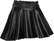 [STKARCV] Women Short Skirts High Waist Elastic Mini Multipurpose for Skater Work Nightclub