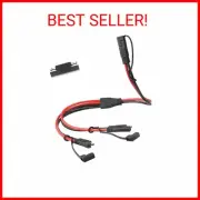 SAE Connector Splitter, 10AWG Y Splitter SAE 1 to 2 Extension Cable Quick Discon