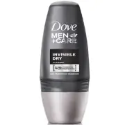 Dove mens roll on deodorant invisible, 50ml