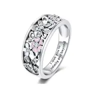 Silver plating Daisy Flower & Infinity Love Pave Finger Rings for Women Wedding Engagement Jewelry_8