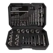 26 Pcs Screw Extractor Bolt Extractor Set and Left-Hand Drill Bit Set, with H...