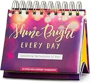 DaySpring - Shine Bright Every Day: Sparkling Reflections of You - A DaySpring Inspirational DayBrightener - Perpetual Calendar (10176)