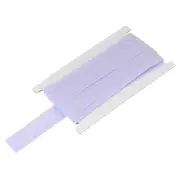 1 Inch Single Fold Bias Tape Cotton Simple Packaged(Light Purple 10 Yards)