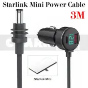 Plug-N-Play Power Cable Cigarette Lighter Adapter DC12-24V For Starlink Mini AU