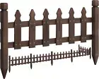 Wood Picket Garden Fence Edging Fencing Garden Yard Border Edging Panels Posts F