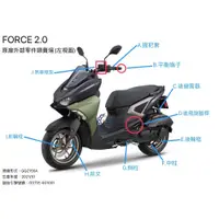 在飛比找蝦皮購物優惠-【宇仁機車零件】YAMAHA FORCE 2.0 後避震器 