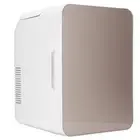 Mini Fridge 10 Liters Gold Portable Refrigerator Cooler Warmer For Office Car