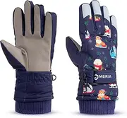 [NMERIA] Playful Paws Winter Gloves for Kids, One Size Fits All, Gloves for Boys and Girls, Warm Gloves for Snow & Cold Weather